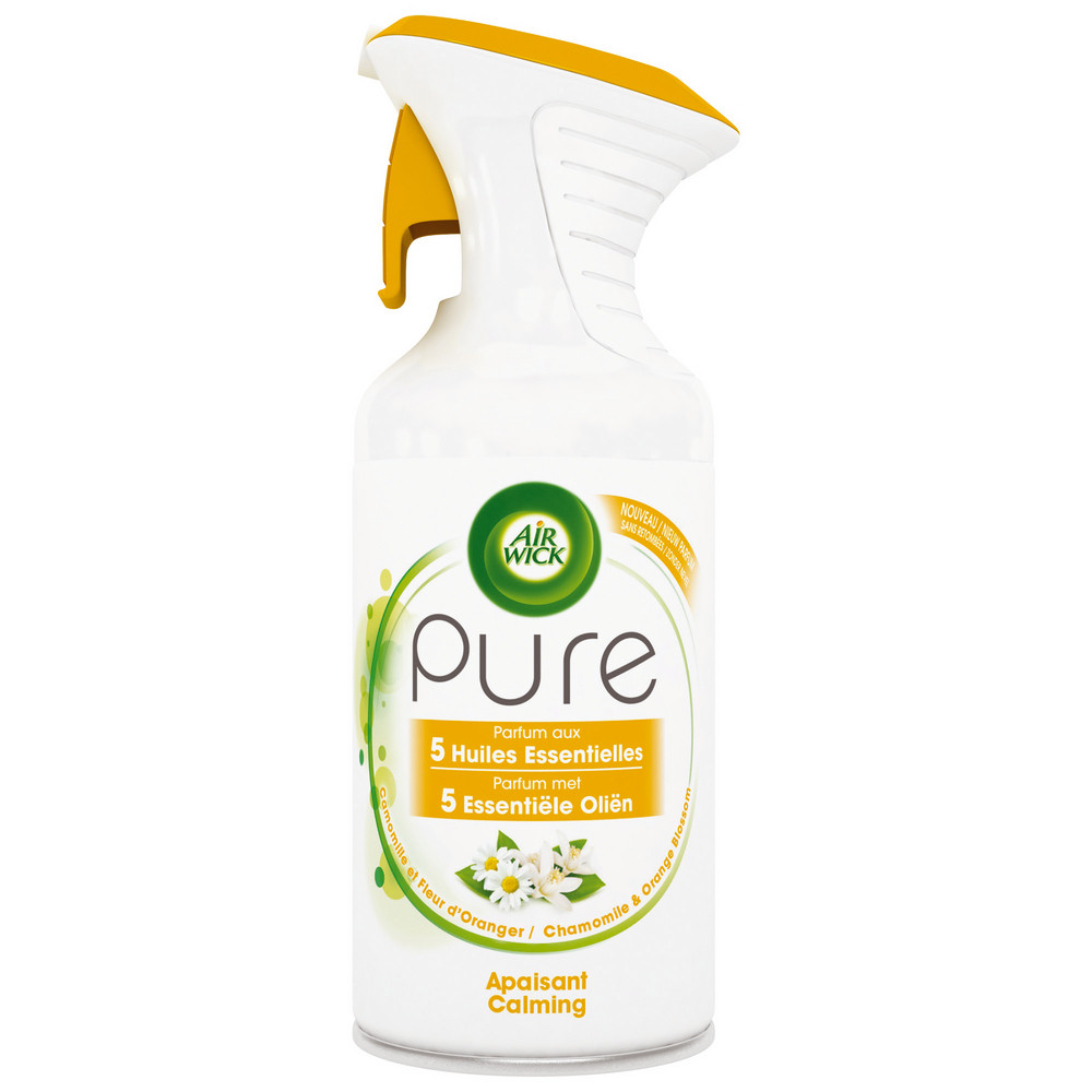 Désodorisant Air Wick Pure camomille et fleur d'oranger, vaporisateur de 250 ml