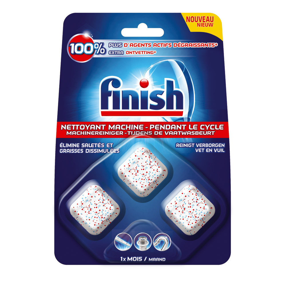 Nettoyant lave-vaisselle en pastille Finish, lot de 3