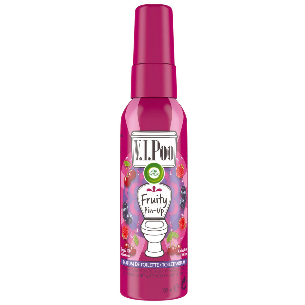 Désodorisant pour cuvette WC Air Wick V.I.Poo Fruity Pin-Up 55 ml