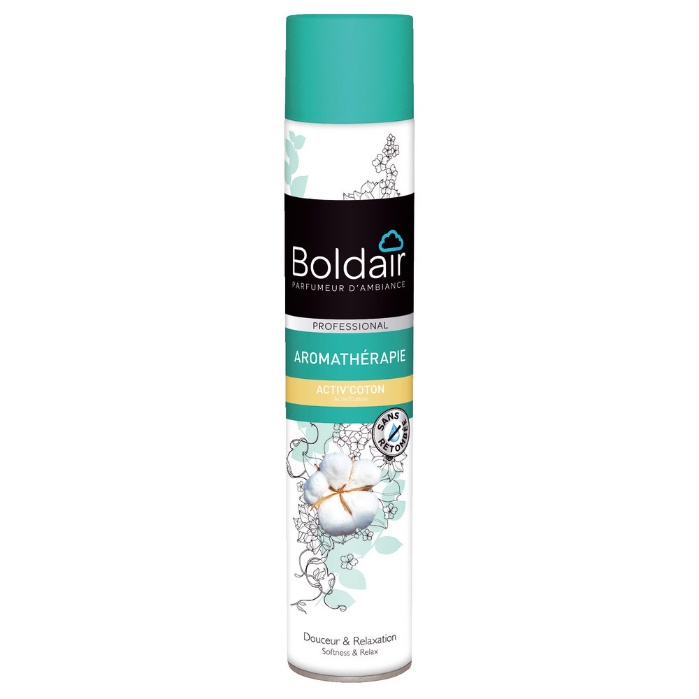 Désodorisant Boldair aromathérapie fleur de coton 500 ml