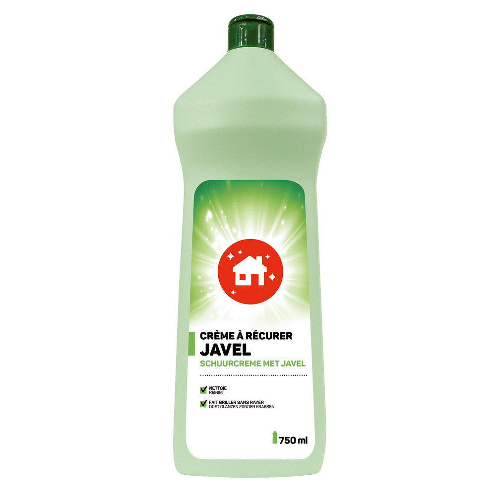 Crème à récurer économique avec javel 750 ml