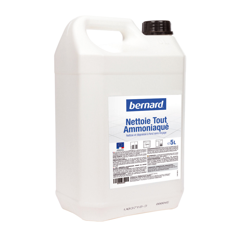 Nettoyant ammoniaqué Bernard pour usage professionnel 5 L