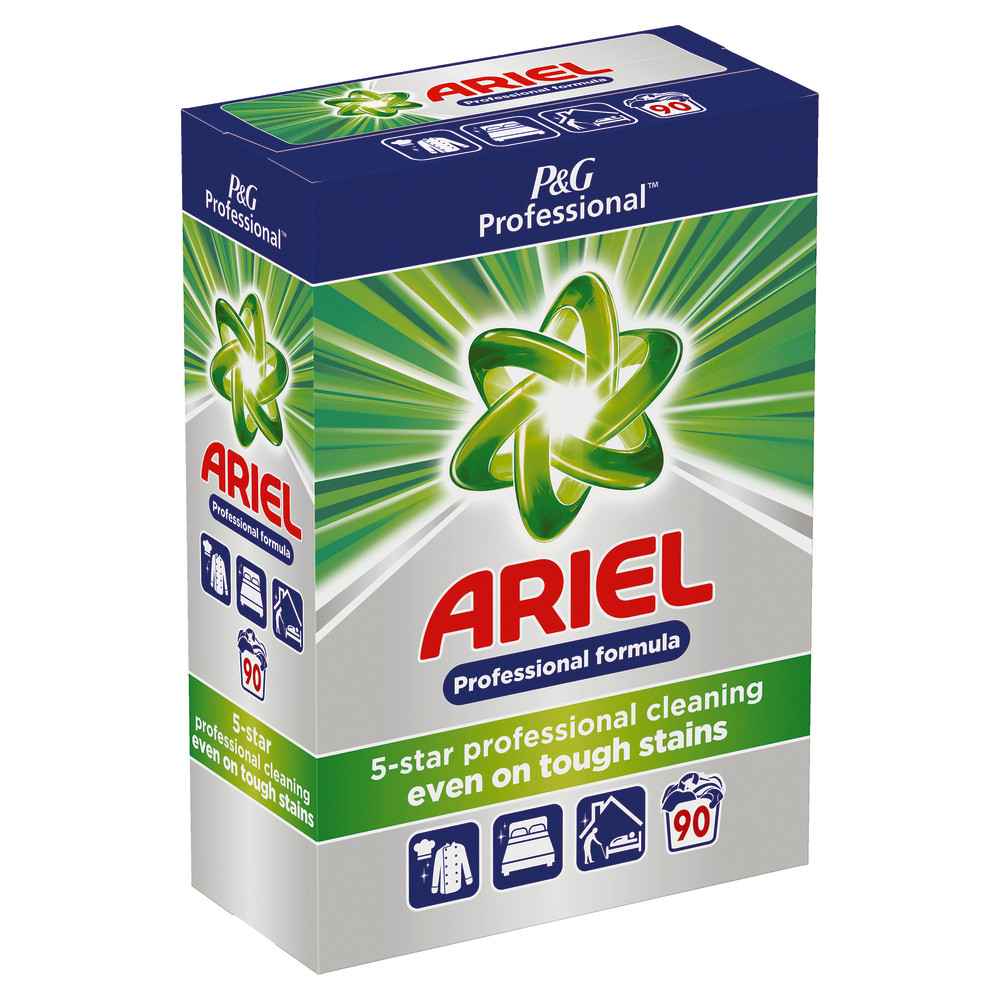 Lessive en poudre Ariel Professional tous textiles 90 lavages