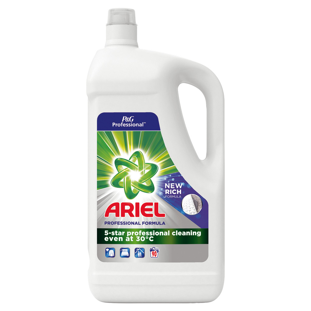 Lessive liquide Ariel Professional tous textiles 90 lavages
