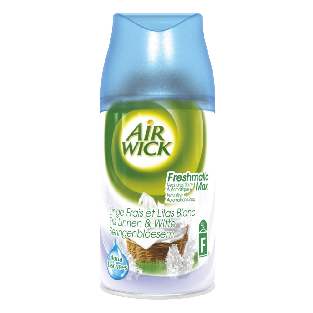 Recharge diffuseur Air Wick Fresh Matic linge frais et lilas 250 ml