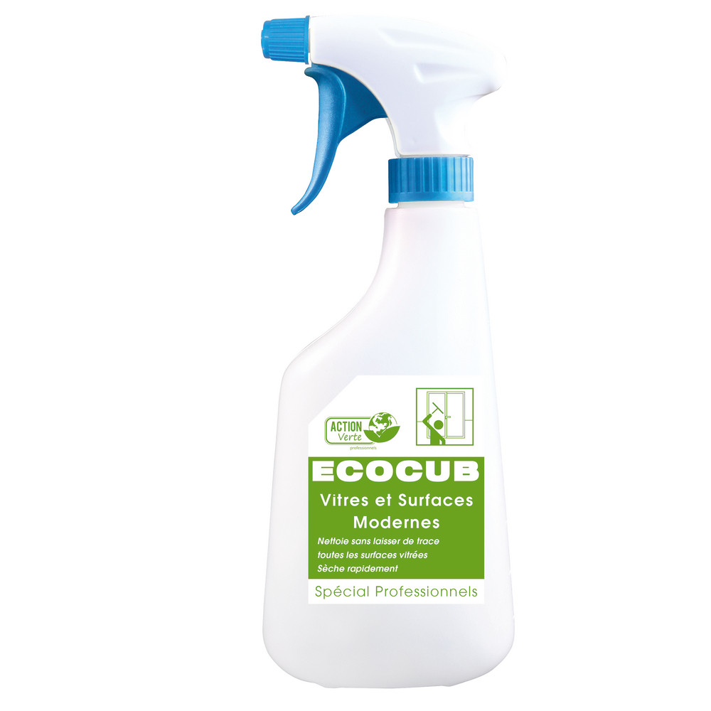 Pulvérisateur vide 630 ml pour Ecocub nettoyant écologique vitres Action Verte