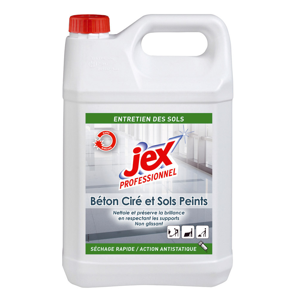 Nettoyant sols spécial béton ciré et sols peints Jex Professionnel 5 L