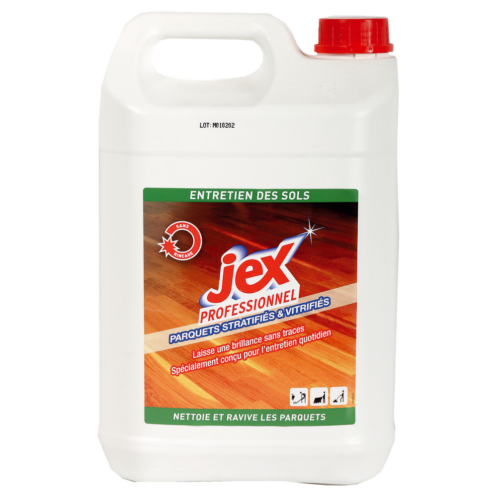 Nettoyant parquets stratifiés et vitrifiés Jex Professionnel 5 L