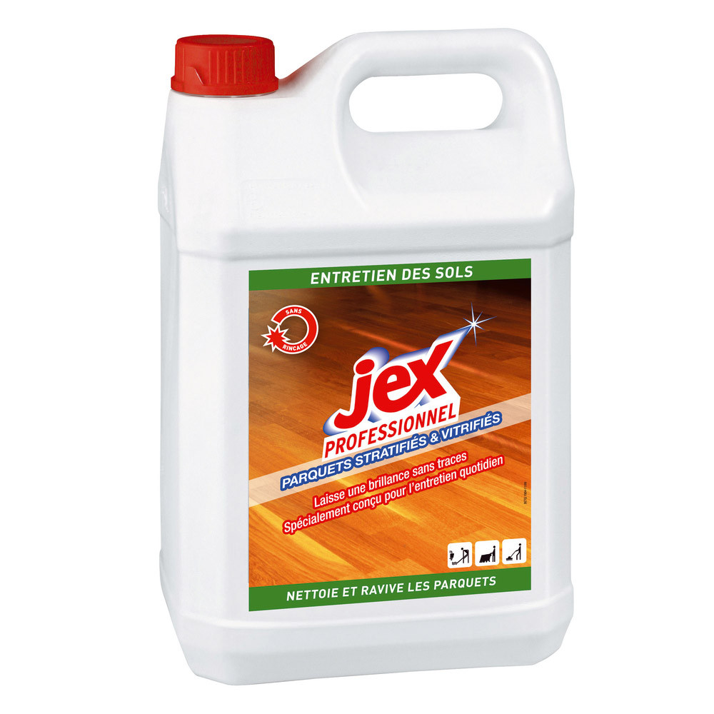 Nettoyant parquets stratifiés et vitrifiés Jex Professionnel 5 L