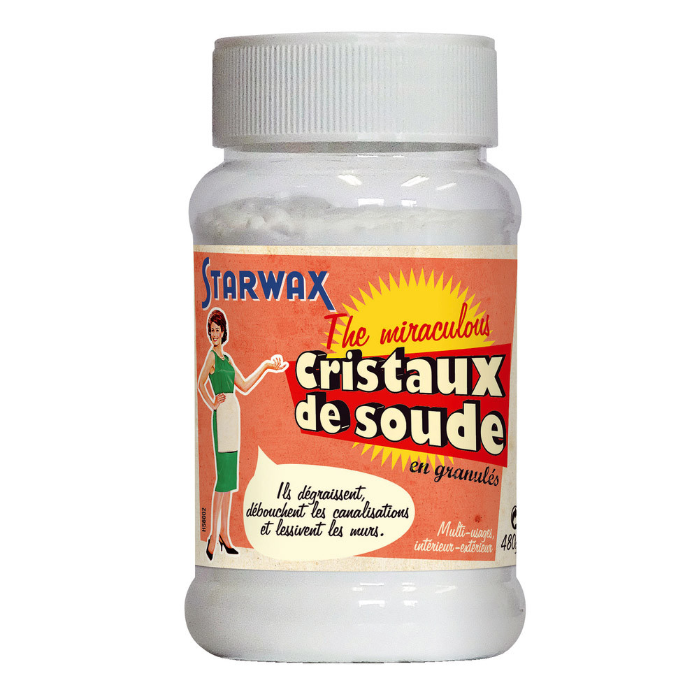 Cristaux de soude en poudre Starwax 480 g