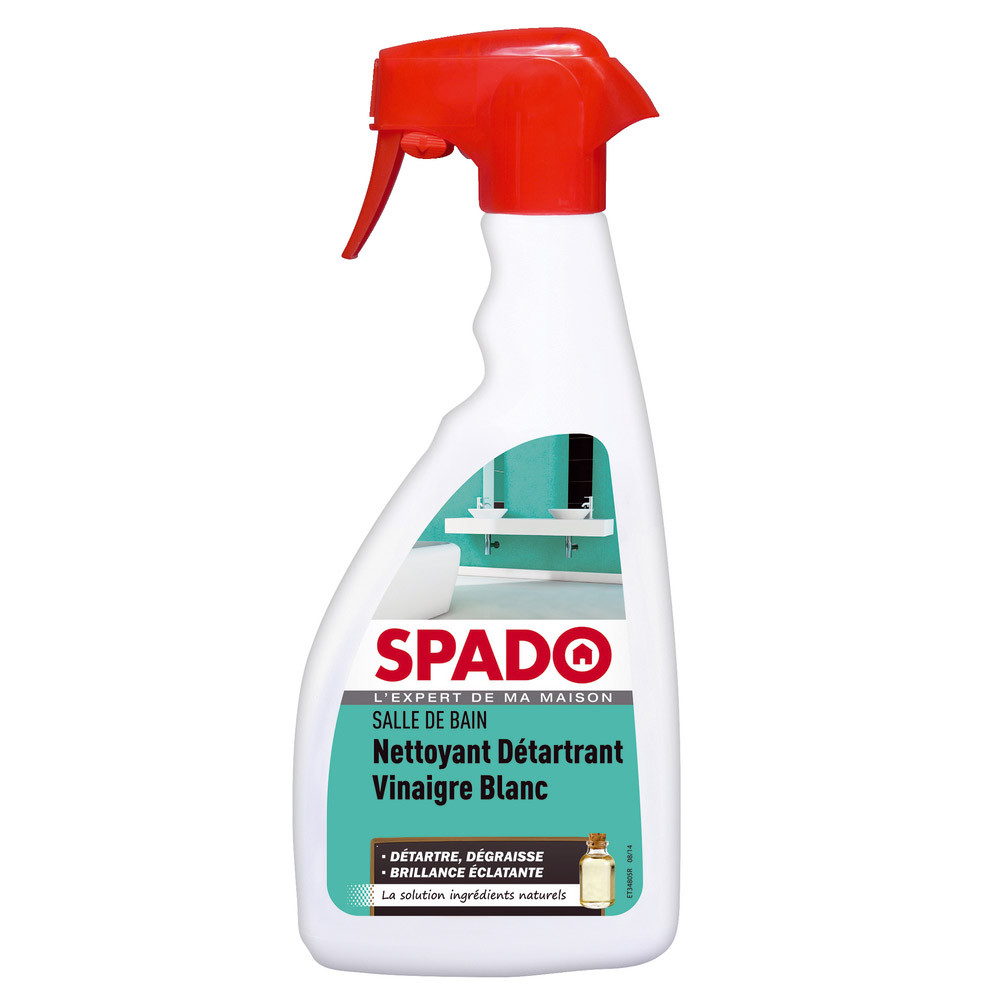 Nettoyant sanitaires détartrant au vinaigre blanc Spado 500 ml