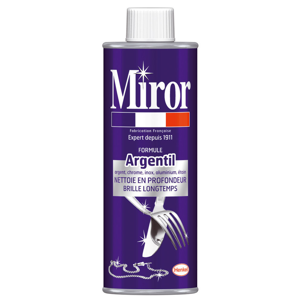 Nettoyant métaux Miror formule Argentil 250 ml