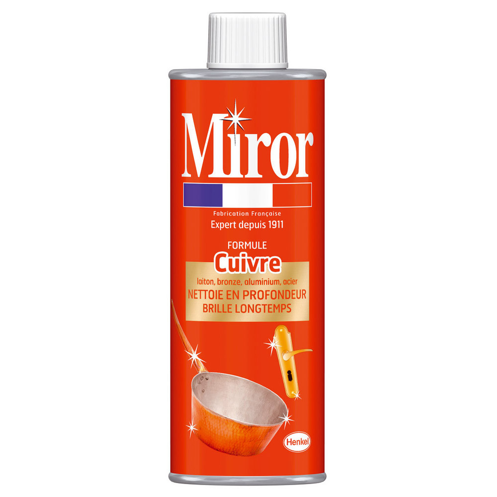 Nettoyant métaux Miror formule Cuivre 250 ml