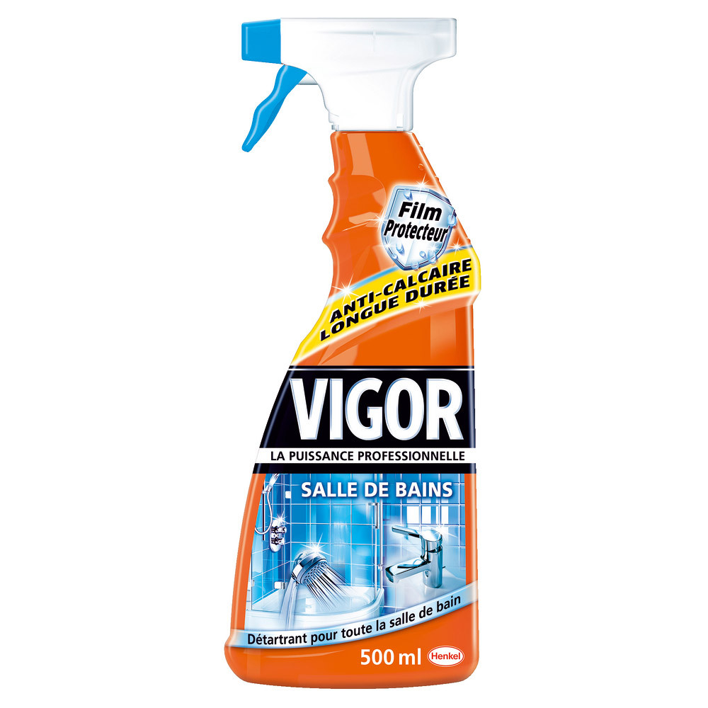 Nettoyant sanitaires détartrant surpuissant Vigor salle de bain 500 ml