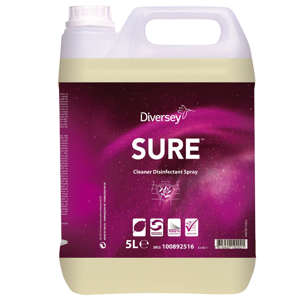 Nettoyant désinfectant écologique SURE 5 L