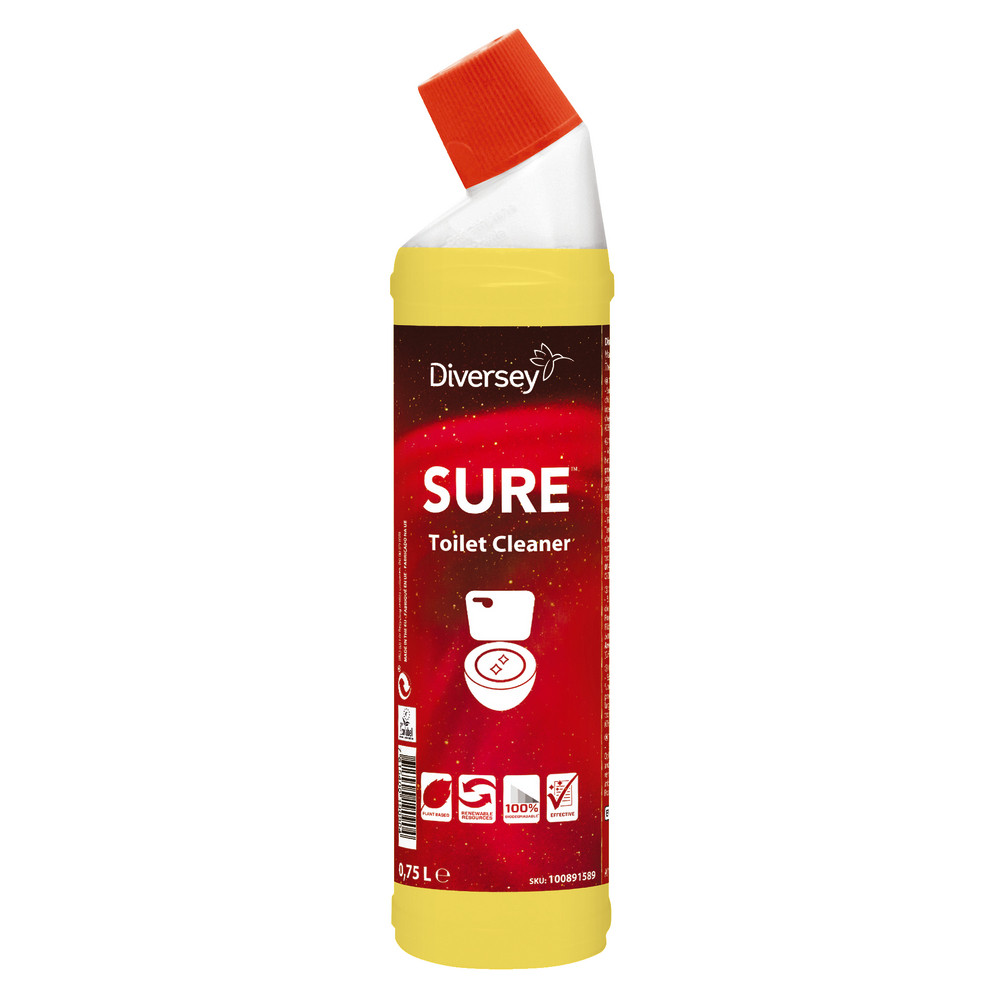 Nettoyant détartrant écologique WC et urinoirs SURE 750 ml
