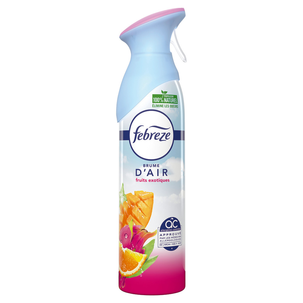 Destructeur d'odeurs Fébrèze Plaisir d'air fruits exotiques 300 ml