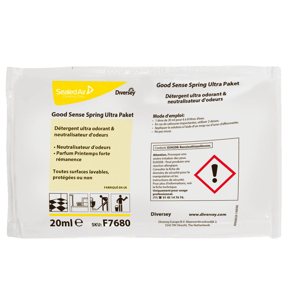 Nettoyant surodorant Good Sense spring 20 ml, lot de 250 doses