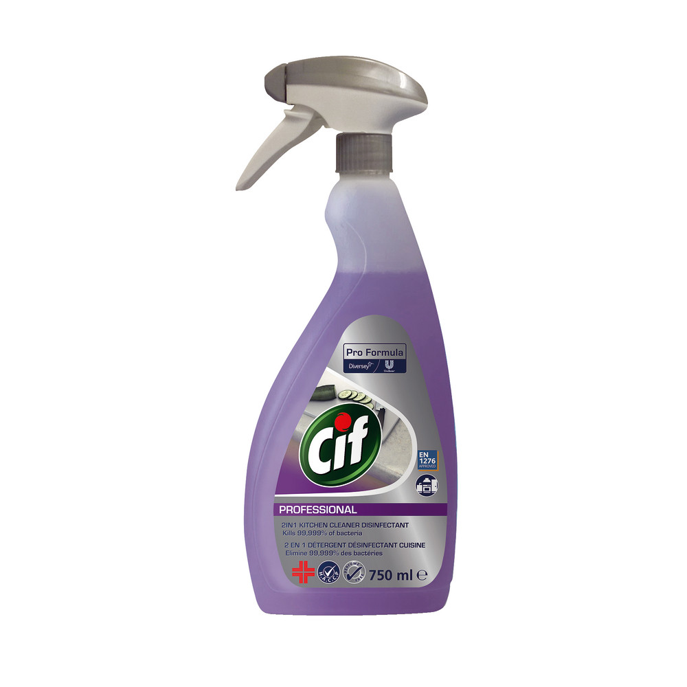Dégraissant cuisine désinfectant Cif Professional 2 en 1 750 ml