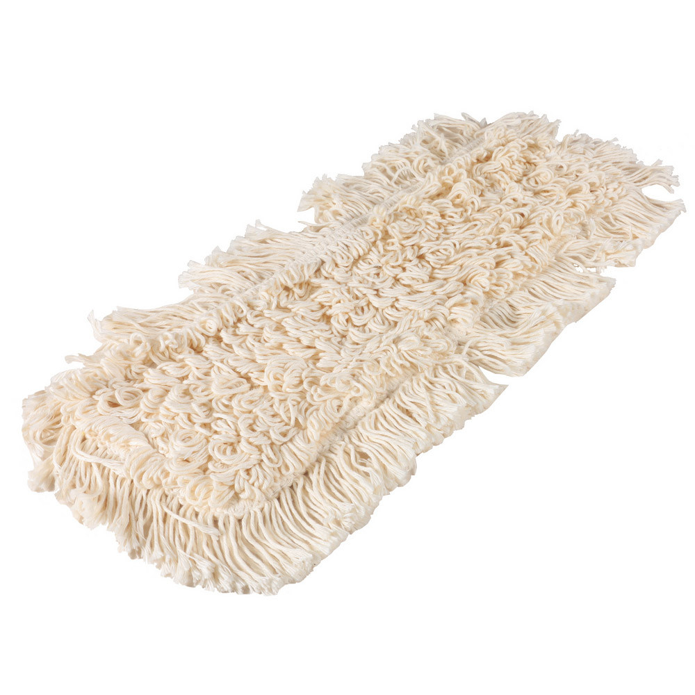 Frange polycoton pour système de lavage à plat à poches et à languettes 43 cm