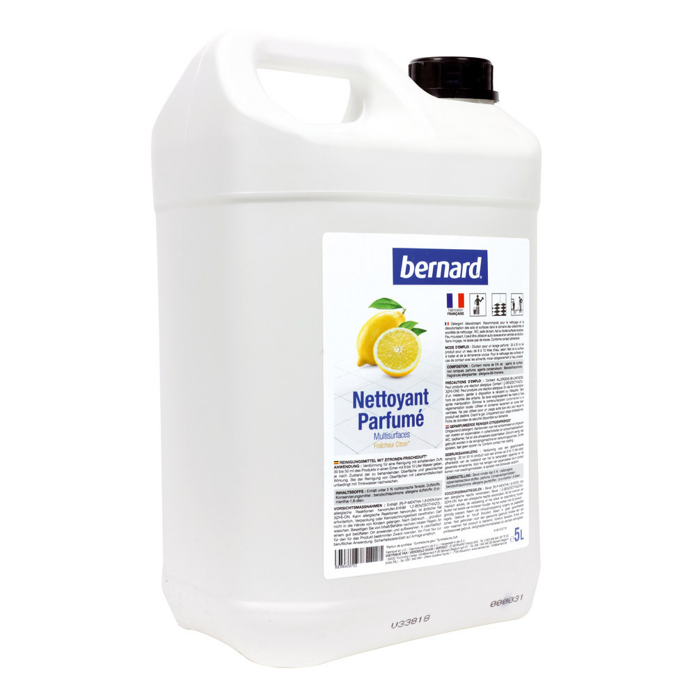 Nettoyant multi-usages parfumé HACCP Bernard citron 5 L