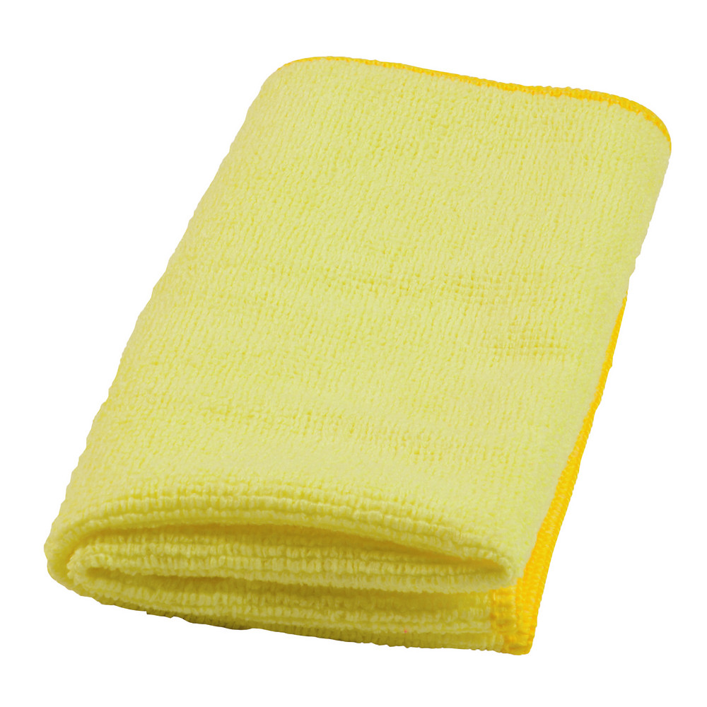 Lavettes microfibres éco-labellisées Taski MyMicro jaunes, lot de 20