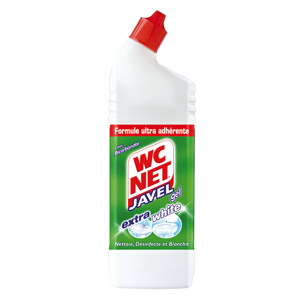 Nettoyant WC avec javel enrichi au bicarbonate WC Net Extra White 750 ml
