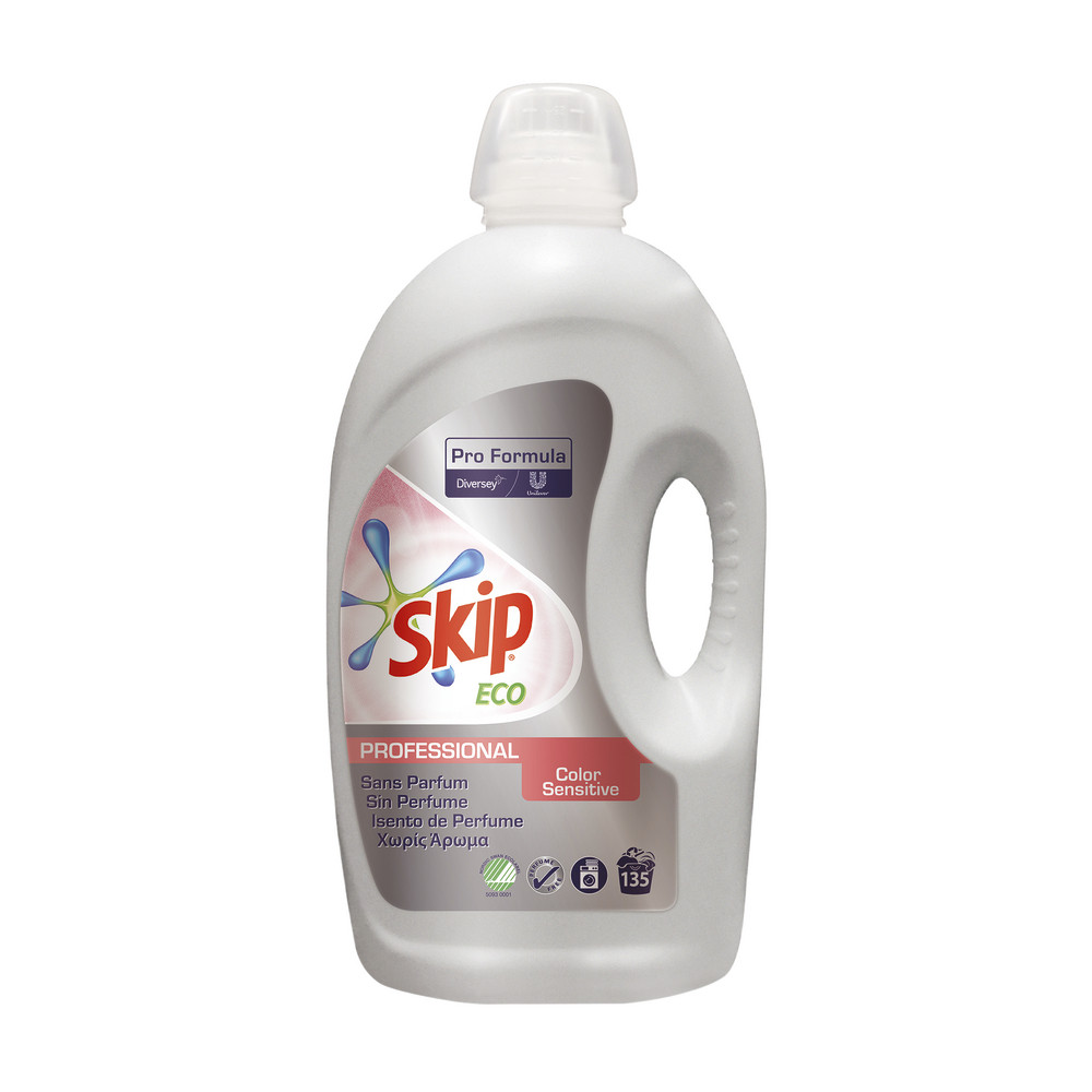 Lessive liquide Skip Professional Colour Sensitive Eco 135 lavages