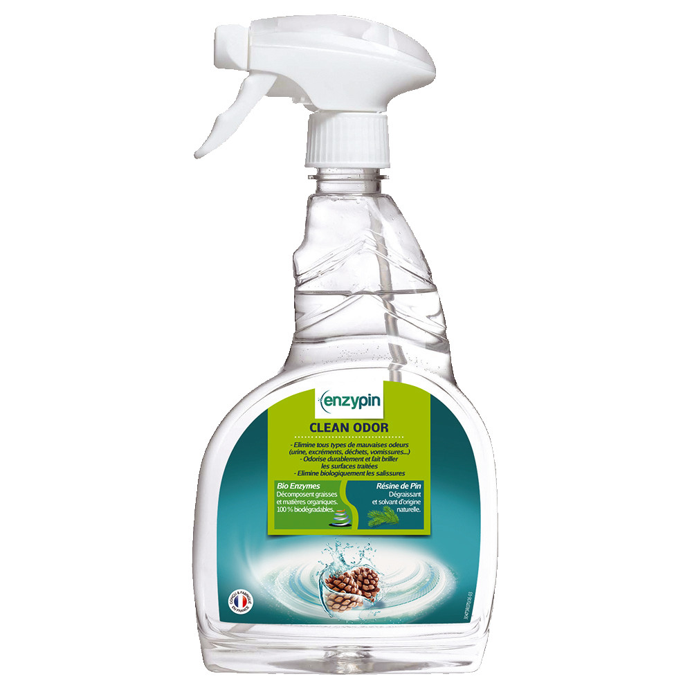 Odorisant toilettes Enzypin Clean Odor menthe eucalyptus 750 ml