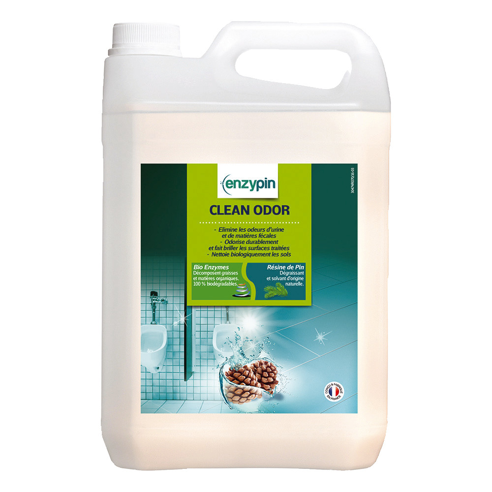 Odorisant toilettes Enzypin Clean Odor menthe eucalyptus 5 L