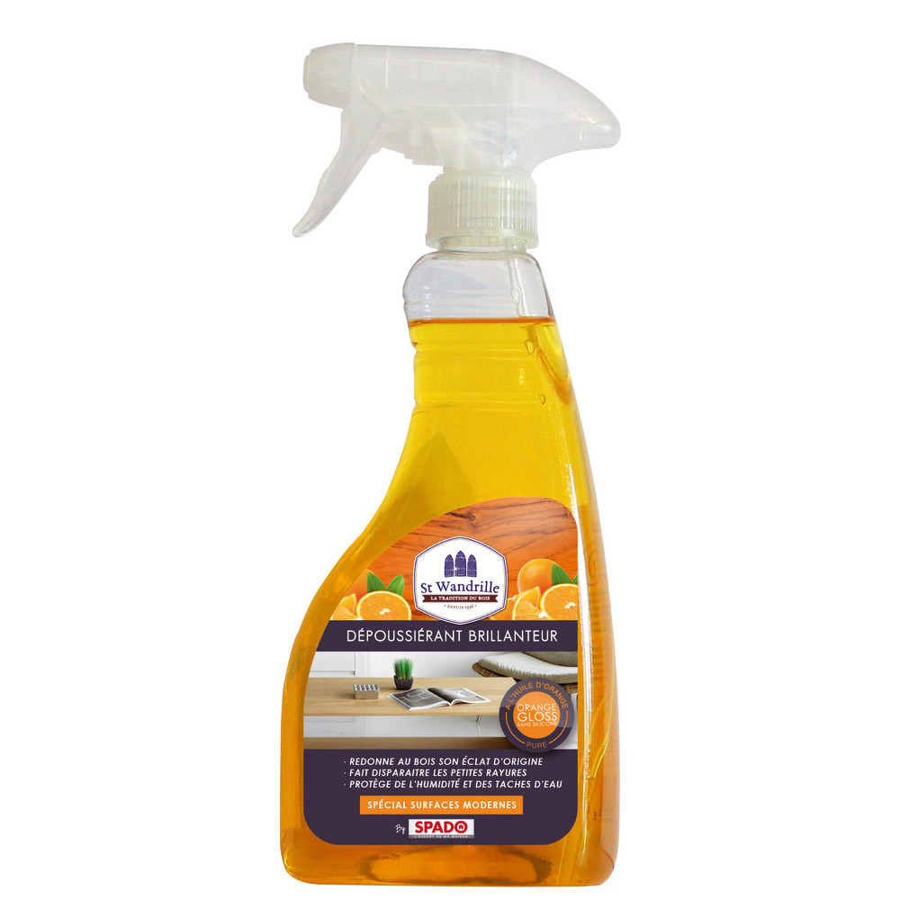 Dépoussiérant brillanteur surfaces modernes St Wandrille Spado 500 ml