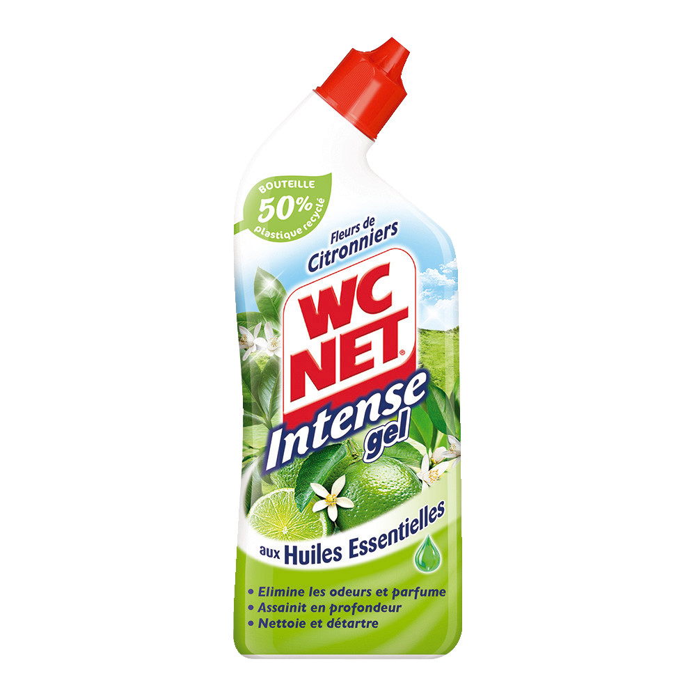 Nettoyant WC détartrant désodorisant WC Net Intense fleurs citronnier 750 ml