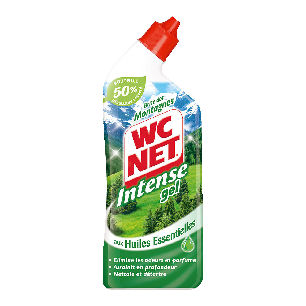 Nettoyant WC détartrant désodorisant WC Net Intense brise montagnes 750 ml