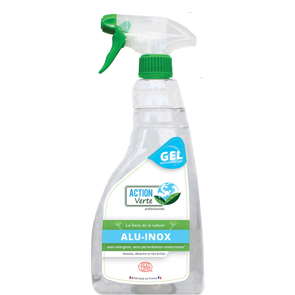 Nettoyant dégraissant alu-inox écologique HACCP Action Verte 750 ml