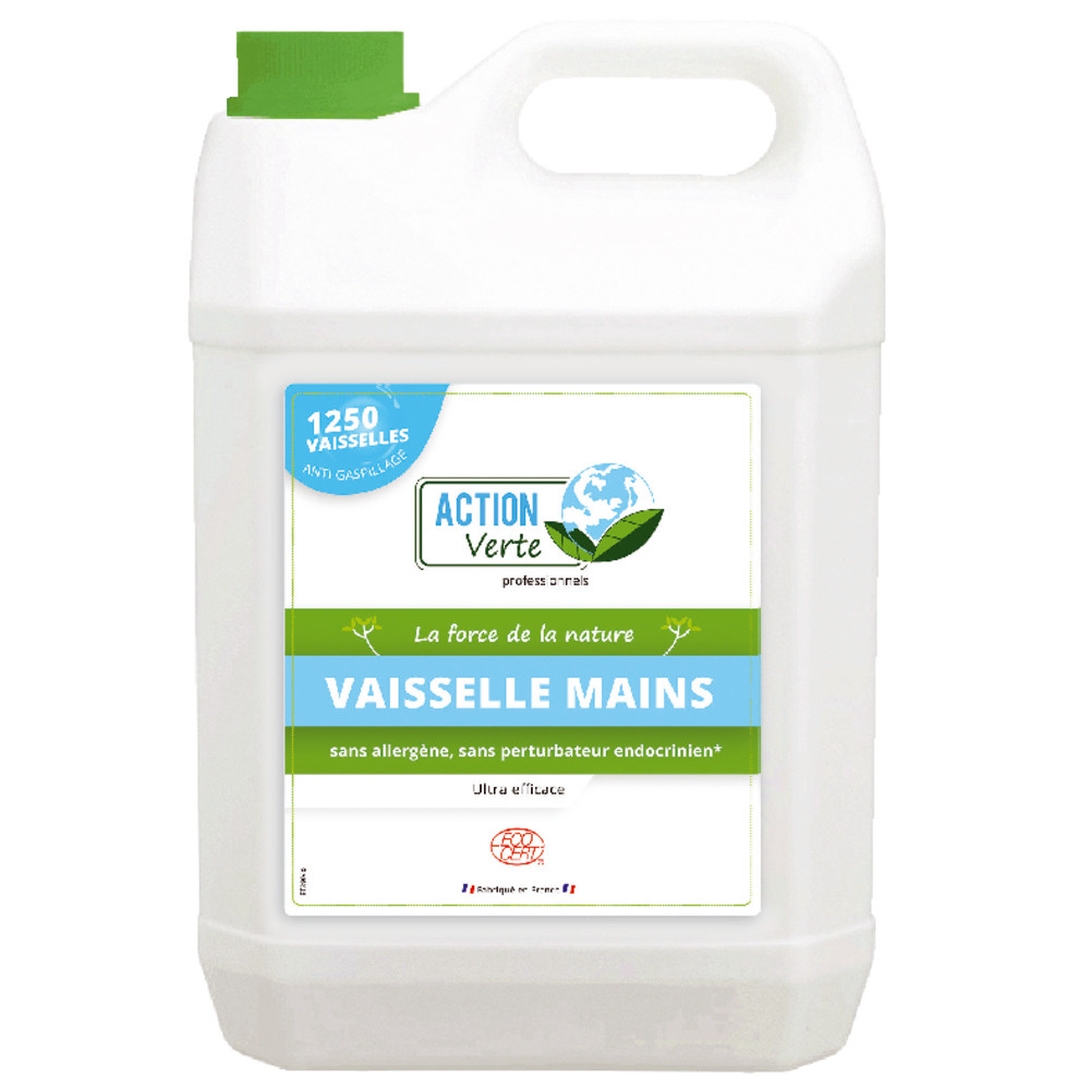 Liquide vaisselle écologique ultra concentré HACCP Action Verte 5 L