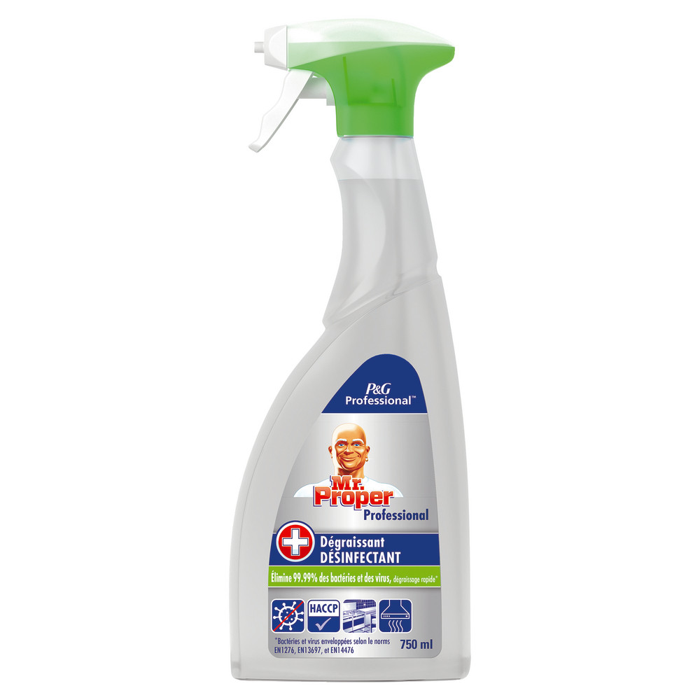 Dégraissant cuisine désinfectant HACCP Mr Propre 750 ml