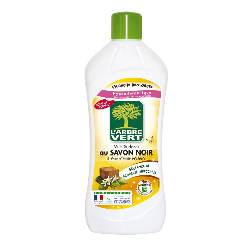Nettoyant écologique multi-usages L'Arbre Vert savon noir 1 L