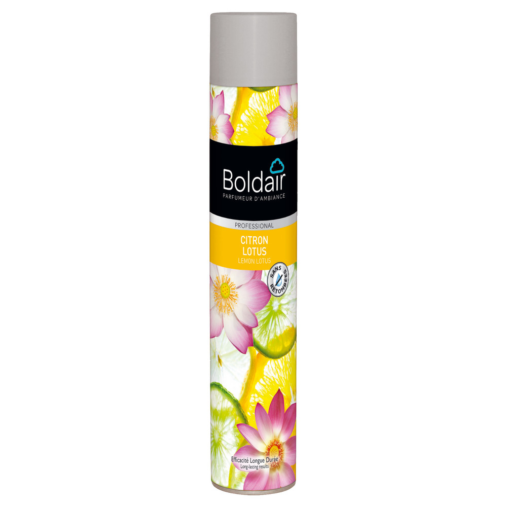 Désodorisant Boldair formule concentrée citron lotus 750 ml