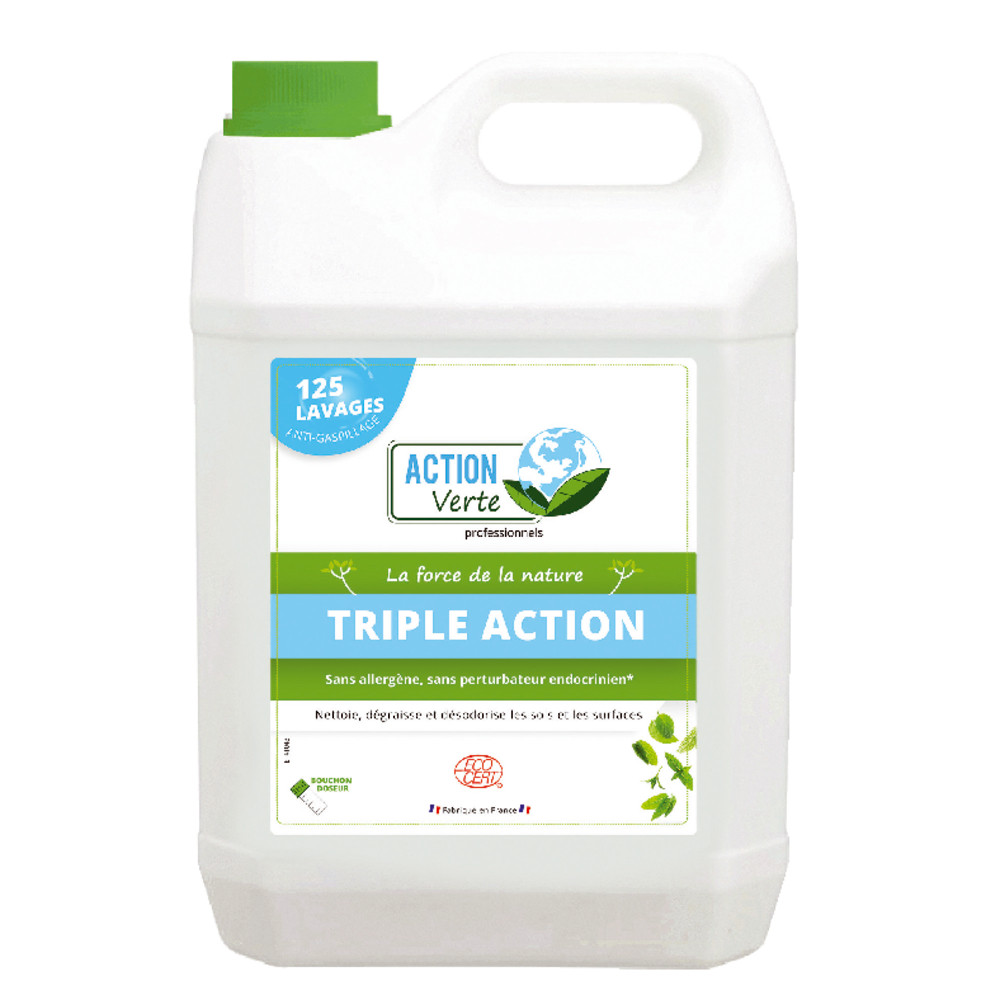 Nettoyant écologique multi-usages HACCP Action Verte menthe 5 L