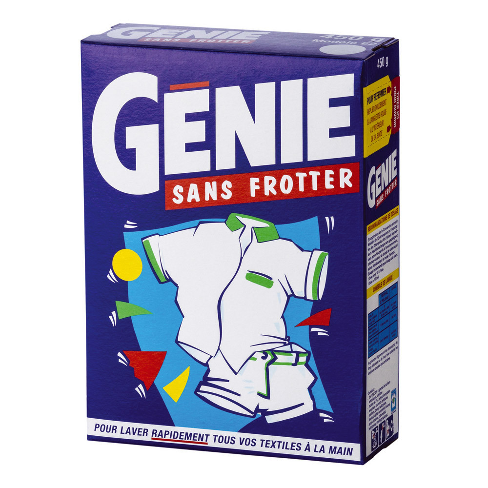 Lessive en poudre à la main Génie Sans Frotter 450 g
