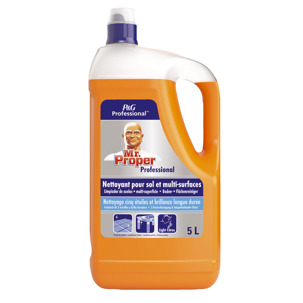 Nettoyant multi-usages HACCP Mr Proper Professional agrumes 5 L