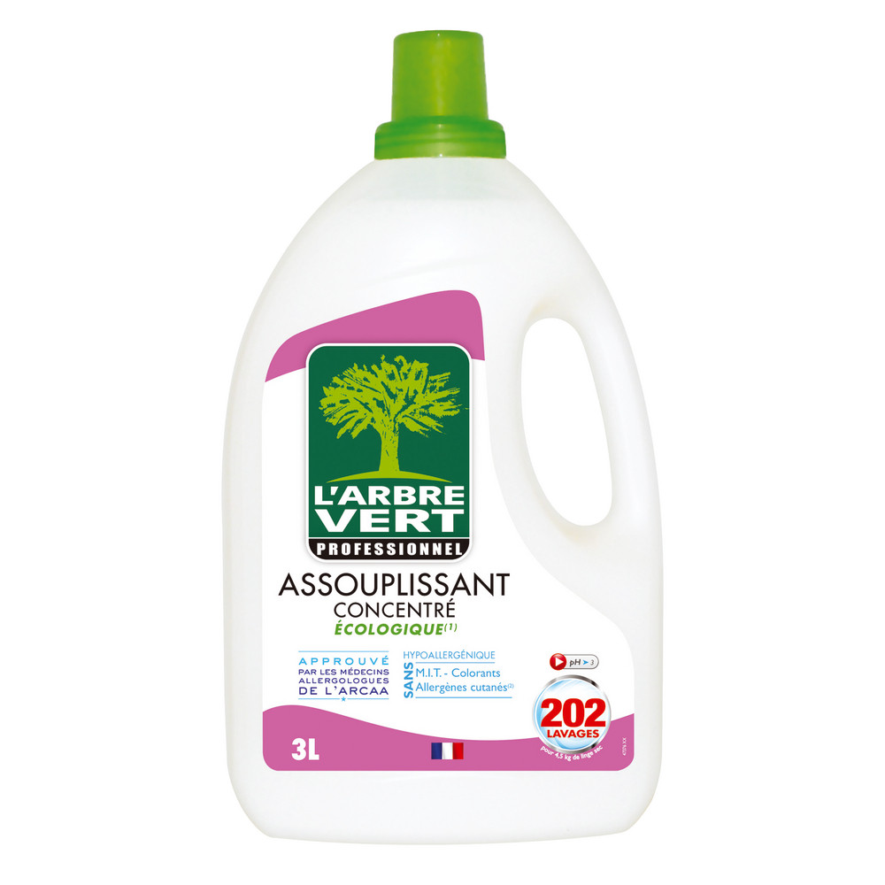 Adoucissant concentré écologique L'Arbre Vert 202 lavages