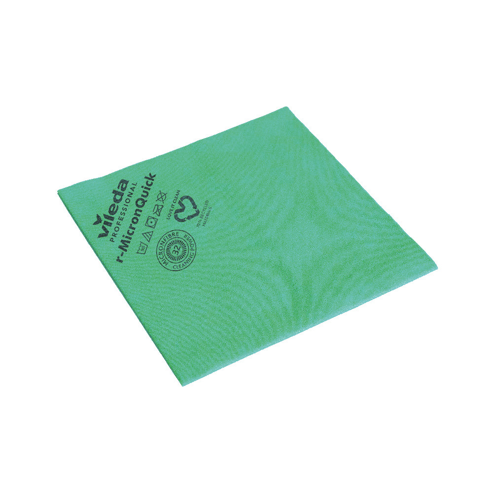 Lot de 5 lavettes vertes r-MicronQuick Vileda