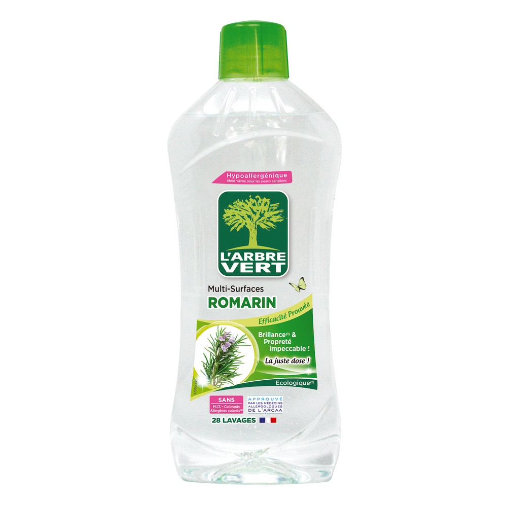 Nettoyant écologique multi-usages L'Arbre Vert romarin 1 L