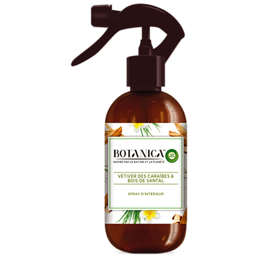 Parfum d'intérieur Air Wick Botanica vétiver et bois de santal 375 ml