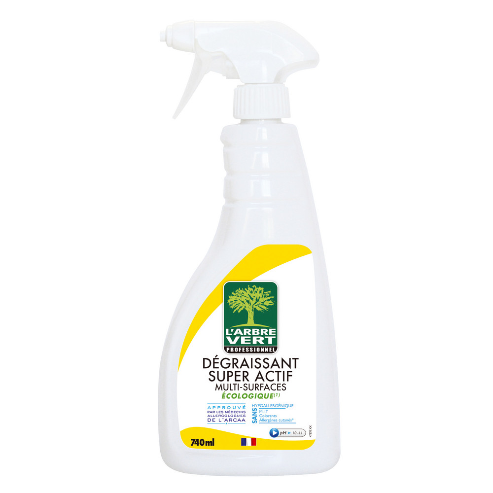 Nettoyant dégraissant surpuissant multi-surfaces L'Arbre Vert 740 ml