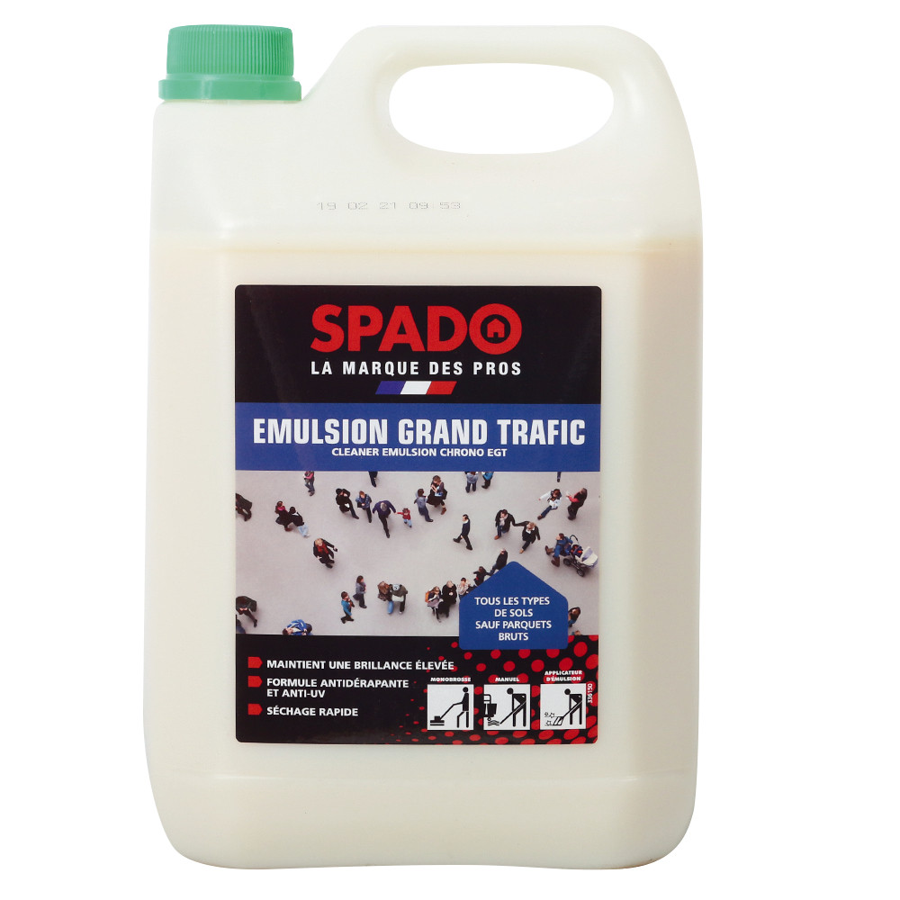 Emulsion pour sols Spado Pro spécial grand trafic 5 L