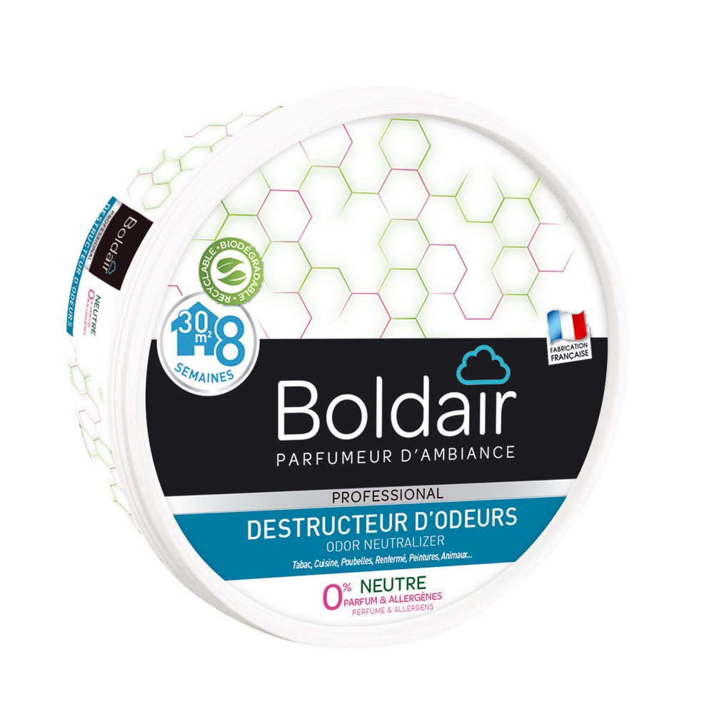 Destructeur d'odeurs en gel Boldair neutre sans parfum 300 g