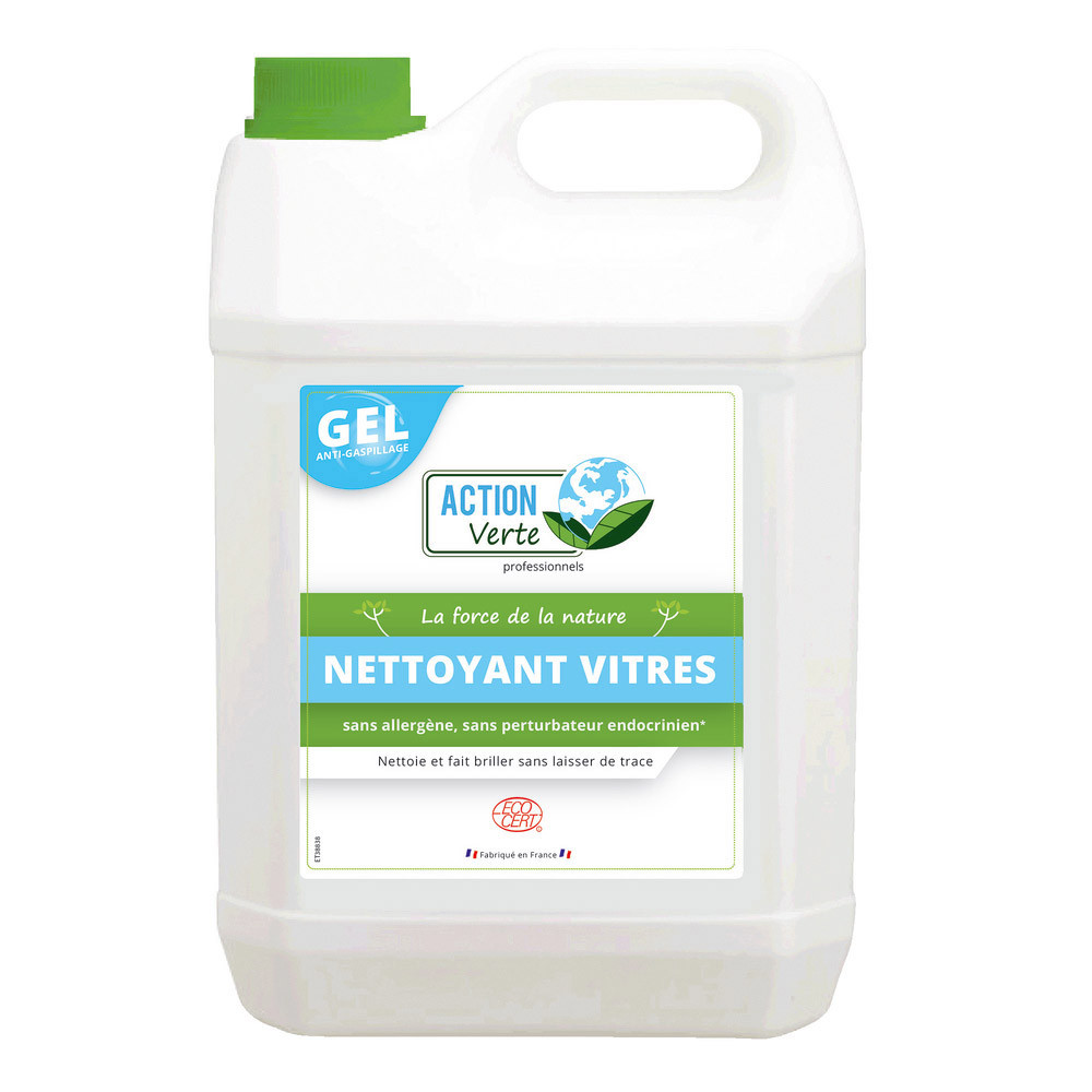 Nettoyant vitres et surfaces écologique en gel Action Verte 5 L