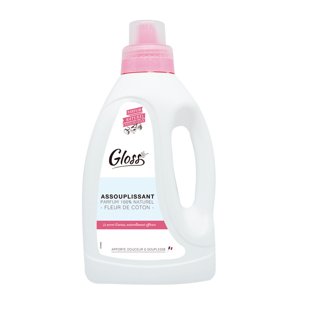 Adoucissant concentré Gloss parfum naturel fleur de coton 750 ml